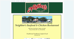 Desktop Screenshot of neighborsseafood.com