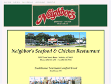 Tablet Screenshot of neighborsseafood.com